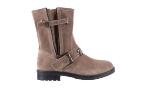 Botki -164 Top 25 Beige 164007, Beż, Skóra naturalna | Bayla Fashion