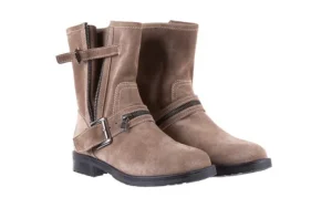 Botki -164 Top 25 Beige 164007, Beż, Skóra naturalna | Bayla Fashion