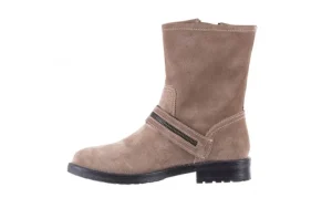 Botki -164 Top 25 Beige 164007, Beż, Skóra naturalna | Bayla Fashion