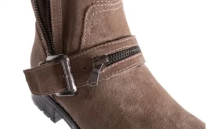 Botki -164 Top 25 Beige 164007, Beż, Skóra naturalna | Bayla Fashion