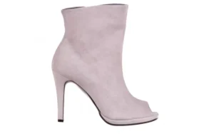 Botki -076 1579Z Jasny Popiel, Skóra naturalna | Bayla Online