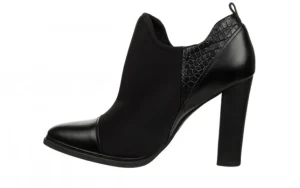 Botki Calvin Klein Joy Black Black 098022, Czarny, Skóra naturalna | Bayla Discount