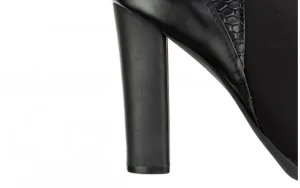 Botki Calvin Klein Joy Black Black 098022, Czarny, Skóra naturalna | Bayla Discount