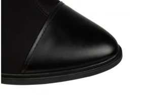 Botki Calvin Klein Joy Black Black 098022, Czarny, Skóra naturalna | Bayla Discount