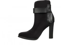 Botki Calvin Klein July Black 098033, Czarny, Skóra naturalna | Bayla Online