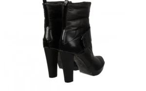 Botki Calvin Klein Nasha Black, Czarny, Tworzywo | Bayla Hot