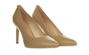 Czółenka -056 9111-2139 Beżowy 056548, Skóra naturalna | Bayla Hot