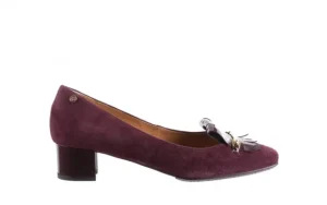Czółenka -130 4522 Bordo, Skóra naturalna | Bayla Clearance