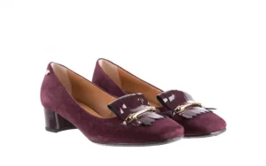 Czółenka -130 4522 Bordo, Skóra naturalna | Bayla Clearance