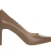 Czółenka -056 1916-2145 Ciemny Beż 056547, Skóra naturalna | Bayla Online