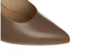 Czółenka -056 1916-2145 Ciemny Beż 056547, Skóra naturalna | Bayla Online