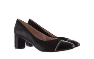 Czółenka -097 16 Czarne Czółenka, Skóra naturalna | Bayla Sale