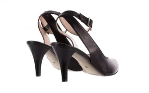 Czółenka -097 02 Czarne czółenka, Skóra naturalna | Bayla Online