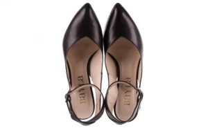 Czółenka -097 02 Czarne czółenka, Skóra naturalna | Bayla Online