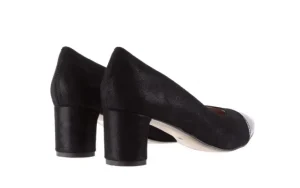 Czółenka -097 16 Czarne Czółenka, Skóra naturalna | Bayla Sale