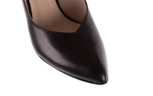 Czółenka -097 02 Czarne czółenka, Skóra naturalna | Bayla Online