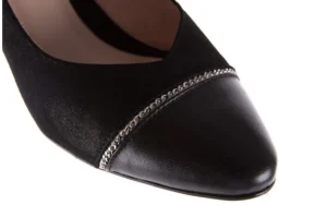 Czółenka -097 16 Czarne Czółenka, Skóra naturalna | Bayla Sale