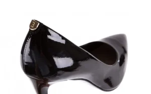 Czółenka -056 1810-07 Czarny Lakier 056545, Skóra lakierowana | Bayla Hot