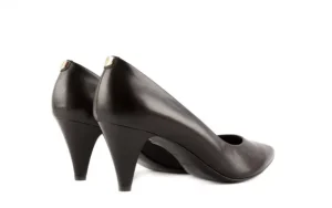 Czółenka -056 1997-08 Czarny, Skóra naturalna | Bayla New