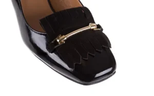 Czółenka -130 4522 Czarny, Skóra naturalna | Bayla Sale