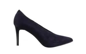 Czółenka -056 9228-488 Czarny Zamsz, Granat, Skóra naturalna | Bayla Online