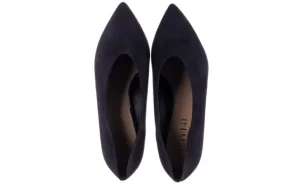 Czółenka -056 9228-488 Czarny Zamsz, Granat, Skóra naturalna | Bayla Online