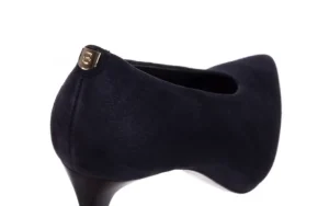 Czółenka -056 9228-488 Czarny Zamsz, Granat, Skóra naturalna | Bayla Online