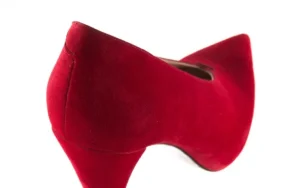 Czółenka -177 15942 Czerwone Czółenka, Skóra naturalna | Bayla Sale