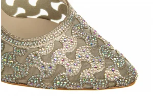 Czółenka -187 154-1201 Gold 187023, Złoty, Skóra ekologiczna | Bayla Online