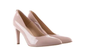 Czółenka -056 8032-430 Jasnobeżowe Czółenka, Skóra naturalna | Bayla Outlet