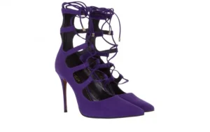 Czółenka -067 130336 Nobuck Bluevio, Skóra naturalna | Bayla Outlet