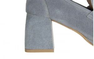 Czółenka -159 4670 058-P Niebieski Welur 159109, Skóra Naturalna | Bayla Sale