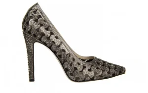 Czółenka -187 154-1201 Platinum 187024, Czarny, Skóra ekologiczna | Bayla Discount