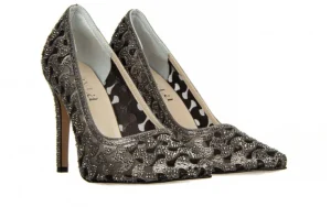 Czółenka -187 154-1201 Platinum 187024, Czarny, Skóra ekologiczna | Bayla Discount