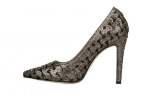 Czółenka -187 154-1201 Platinum 187024, Czarny, Skóra ekologiczna | Bayla Discount