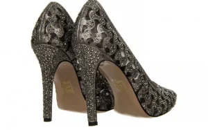 Czółenka -187 154-1201 Platinum 187024, Czarny, Skóra ekologiczna | Bayla Discount