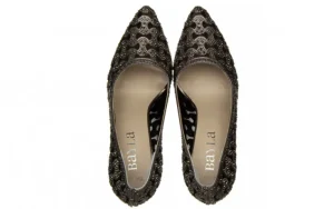 Czółenka -187 154-1201 Platinum 187024, Czarny, Skóra ekologiczna | Bayla Discount