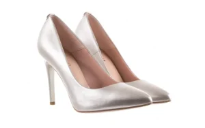 Czółenka -056 1810-1100 Platyna, Skóra naturalna | Bayla Sale