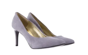 Czółenka -056 1816-678 Popiel, Skóra naturalna | Bayla Hot