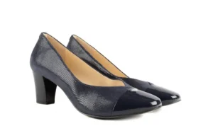 Czółenka -097 LJ6820-193 Granat, Skóra naturalna | Bayla Discount