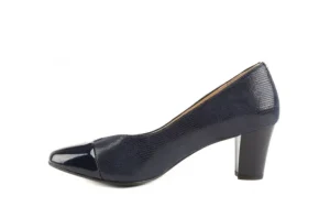 Czółenka -097 LJ6820-193 Granat, Skóra naturalna | Bayla Discount