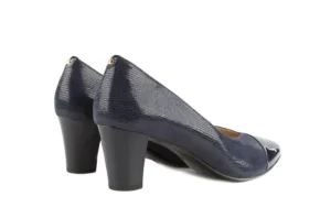 Czółenka -097 LJ6820-193 Granat, Skóra naturalna | Bayla Discount