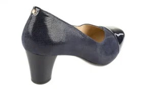 Czółenka -097 LJ6820-193 Granat, Skóra naturalna | Bayla Discount