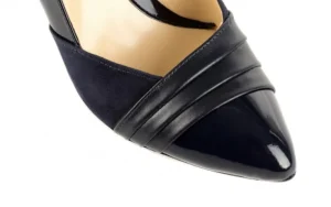 Czółenka -097 LSZ6884-205 Granat, Skóra naturalna lakierowana | Bayla Outlet