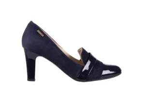 Czółenka -097 LZ6980-816 Granat, Skóra naturalna | Bayla Hot