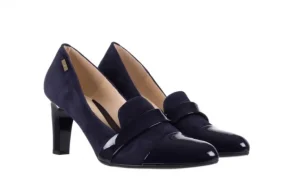 Czółenka -097 LZ6980-816 Granat, Skóra naturalna | Bayla Hot
