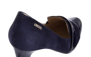 Czółenka -097 LZ6980-816 Granat, Skóra naturalna | Bayla Hot