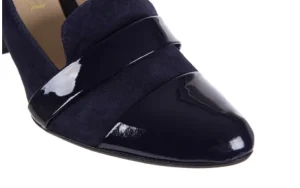 Czółenka -097 LZ6980-816 Granat, Skóra naturalna | Bayla Hot