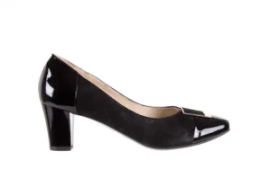 Czółenka -097 LZC7037-193 Czarny, Skóra naturalna | Bayla Hot