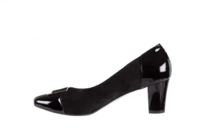 Czółenka -097 LZC7037-193 Czarny, Skóra naturalna | Bayla Hot
